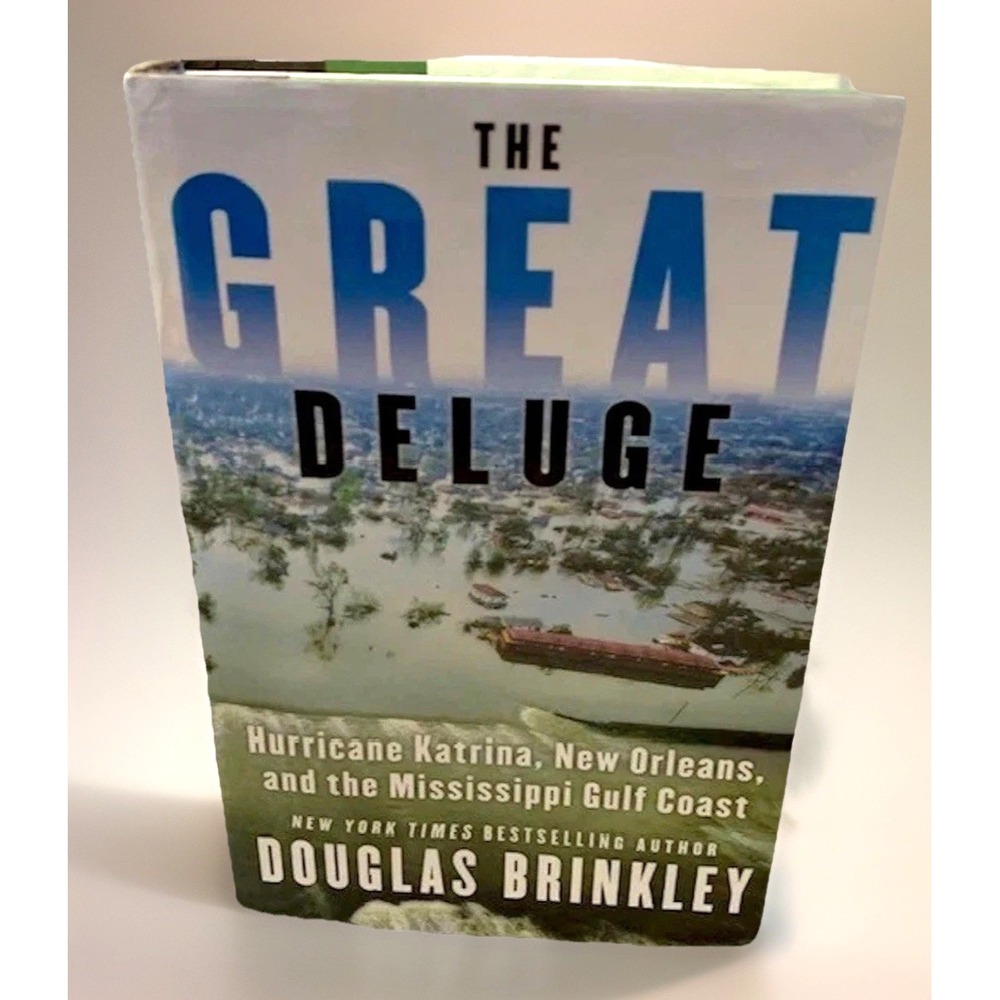 The Great Deluge Hurricane Katrina New Orleans Douglas Brinkley Book 1st ED HC